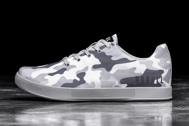 Nobull Arctic Camo Canvas Women's Trainers Dark / Grey | USA T1917C